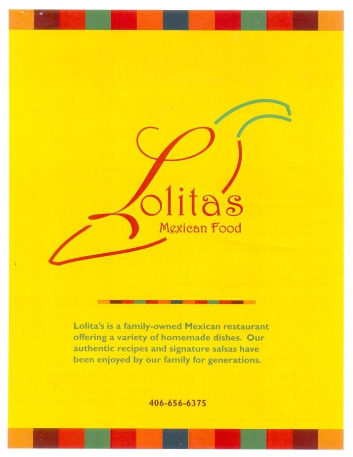 Lolita's Mexican Food - Billings, MT menu_pic
