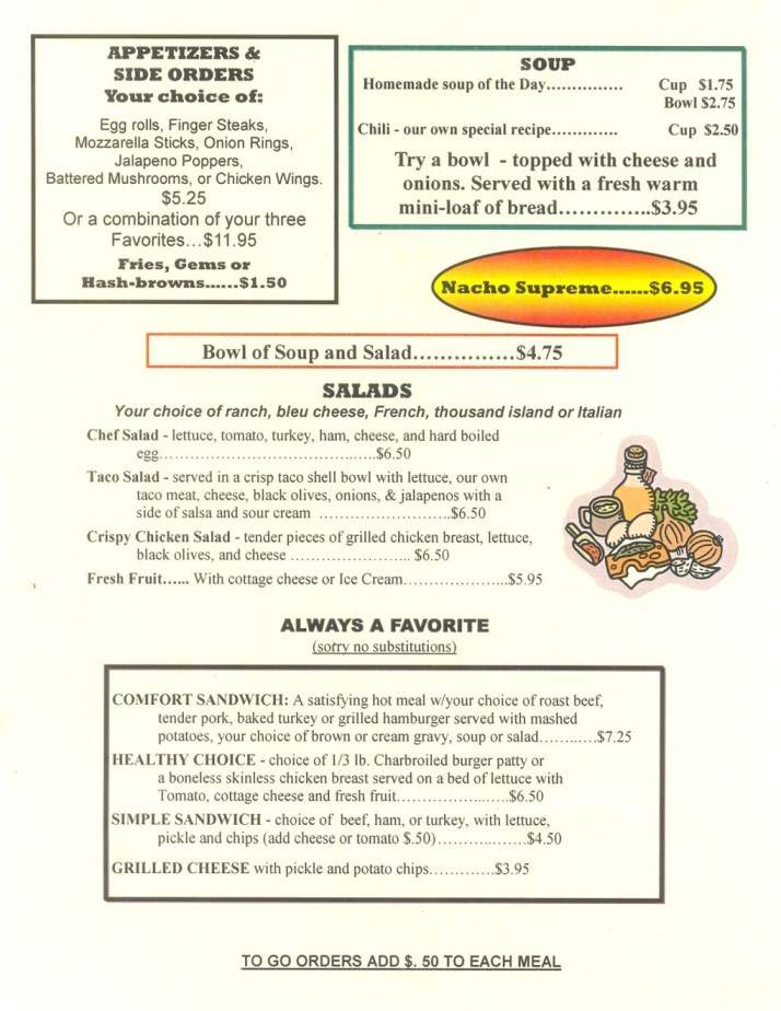 Muzzle Loader Cafe - Billings, MT menu_pic