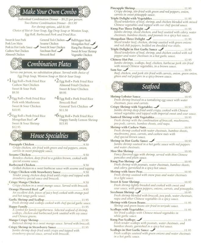 China Dragon - Billings, MT menu_pic