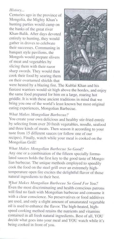Mongolian Grill - Billings, MT menu_pic