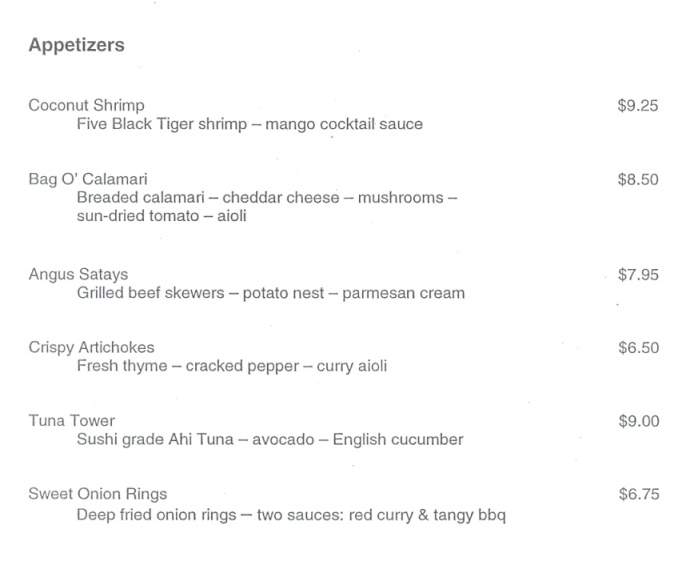 Q Cuisine - Billings, MT menu_pic