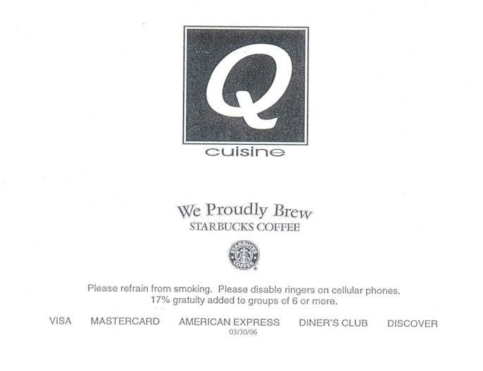 Q Cuisine - Billings, MT menu_pic