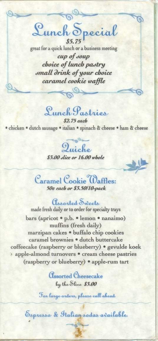 Dutch Brothers Bakery - Billings, MT menu_pic