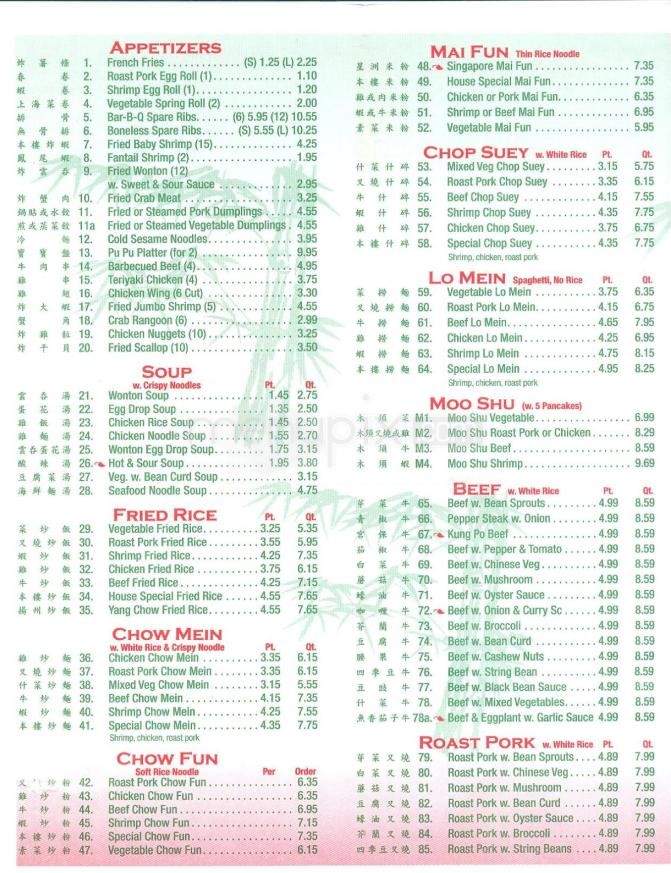 Panda 3 - Vestal, NY menu_pic