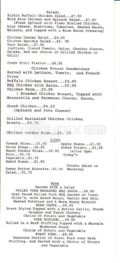 Frank's Diner - Binghamton, NY menu_pic