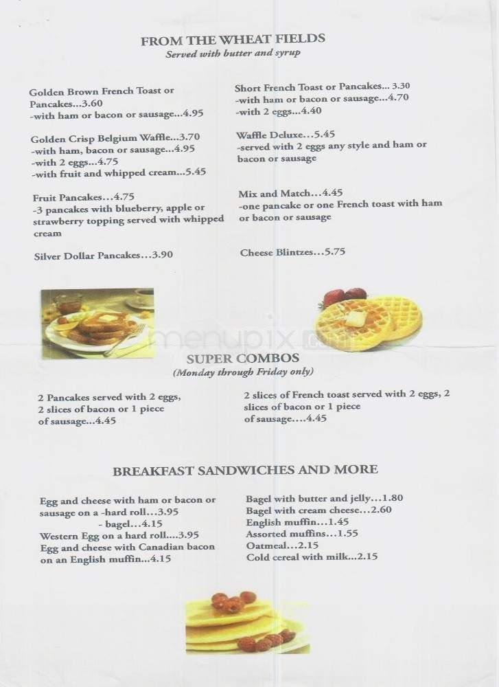 Vestal Diner - Vestal, NY menu_pic