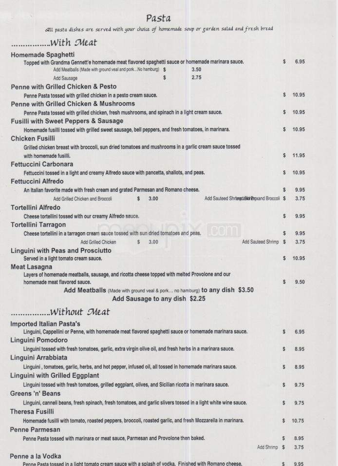 J Michael's Restaurant & Lounge - Binghamton, NY menu_pic