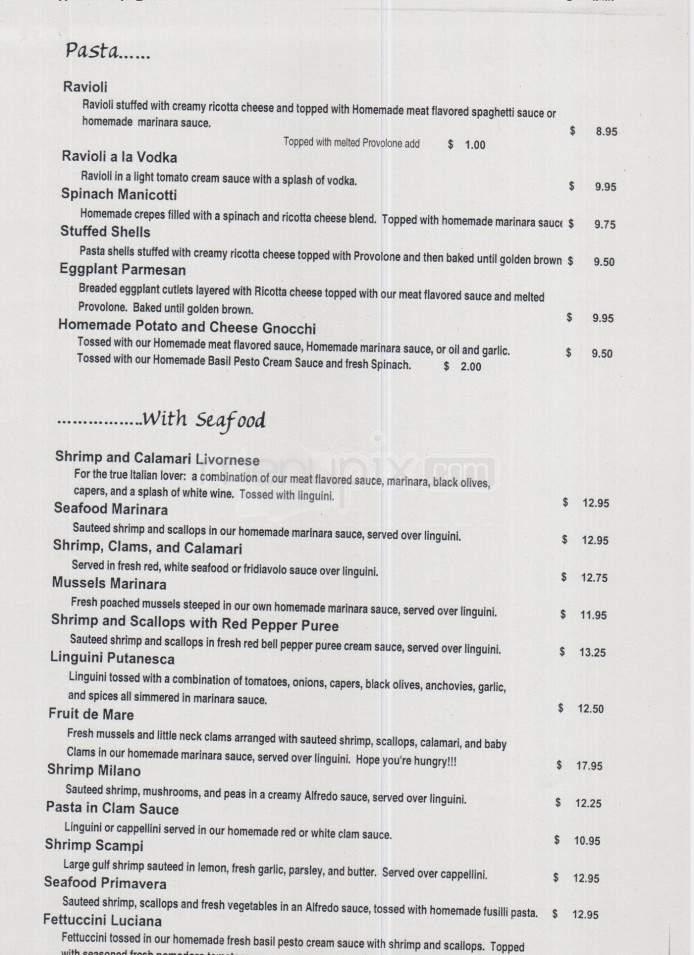 J Michael's Restaurant & Lounge - Binghamton, NY menu_pic