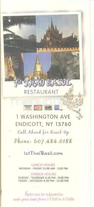 1st Thai Basil - Endicott, NY menu_pic