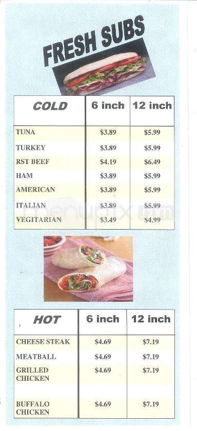 Home Deli - Vestal, NY menu_pic