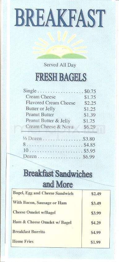 Home Deli - Vestal, NY menu_pic