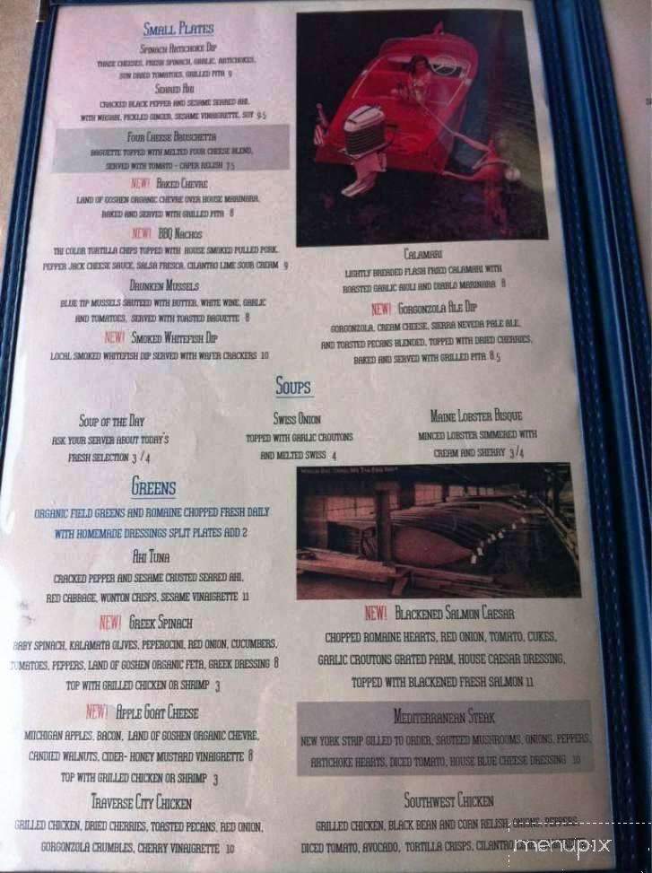 Boathouse Grill - Manistee, MI menu_pic
