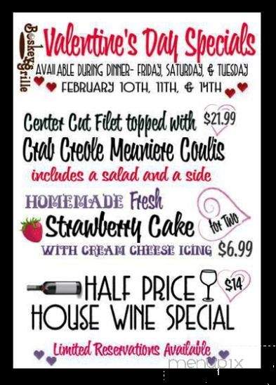 Boskey's Grill - Manchester, TN menu_pic