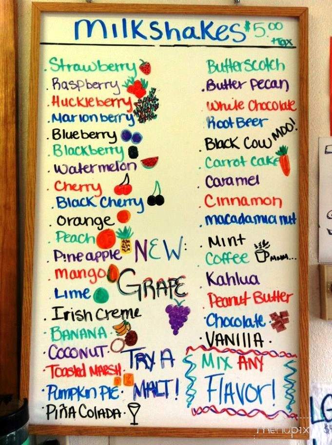 Burger Queen - Ketchikan, AK menu_pic