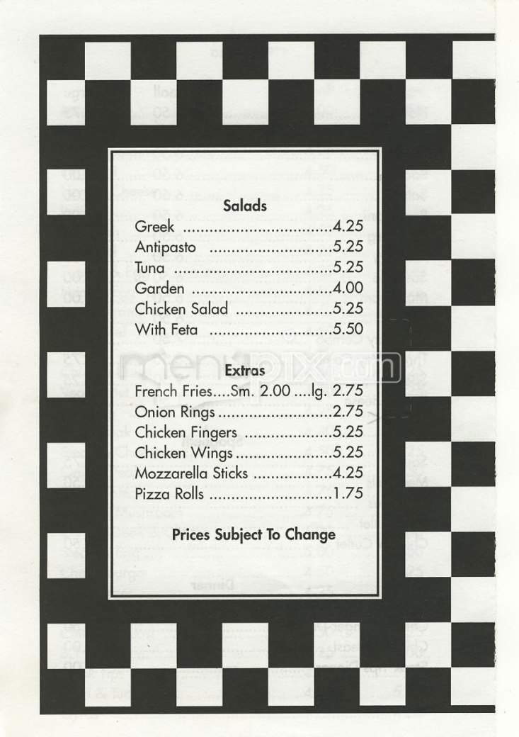 ABC Pizza House - Cambridge, MA menu_pic