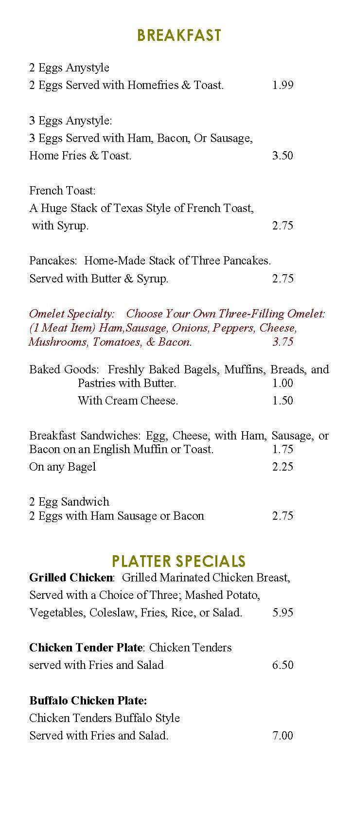 Alinda's Deli Sub & Pizza - Boston, MA menu_pic