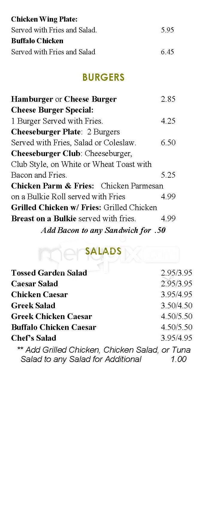 Alinda's Deli Sub & Pizza - Boston, MA menu_pic