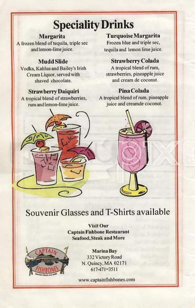 Ames Plow Tavern - Boston, MA menu_pic