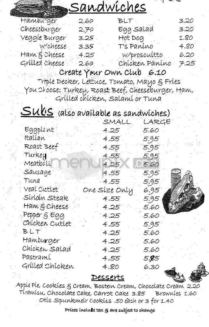 Anthony T Pizzeria - Boston, MA menu_pic