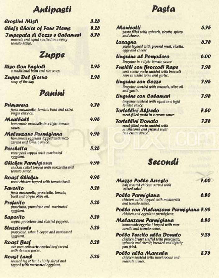 Artu - Boston, MA menu_pic