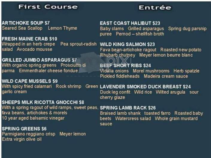T W Food - Cambridge, MA menu_pic