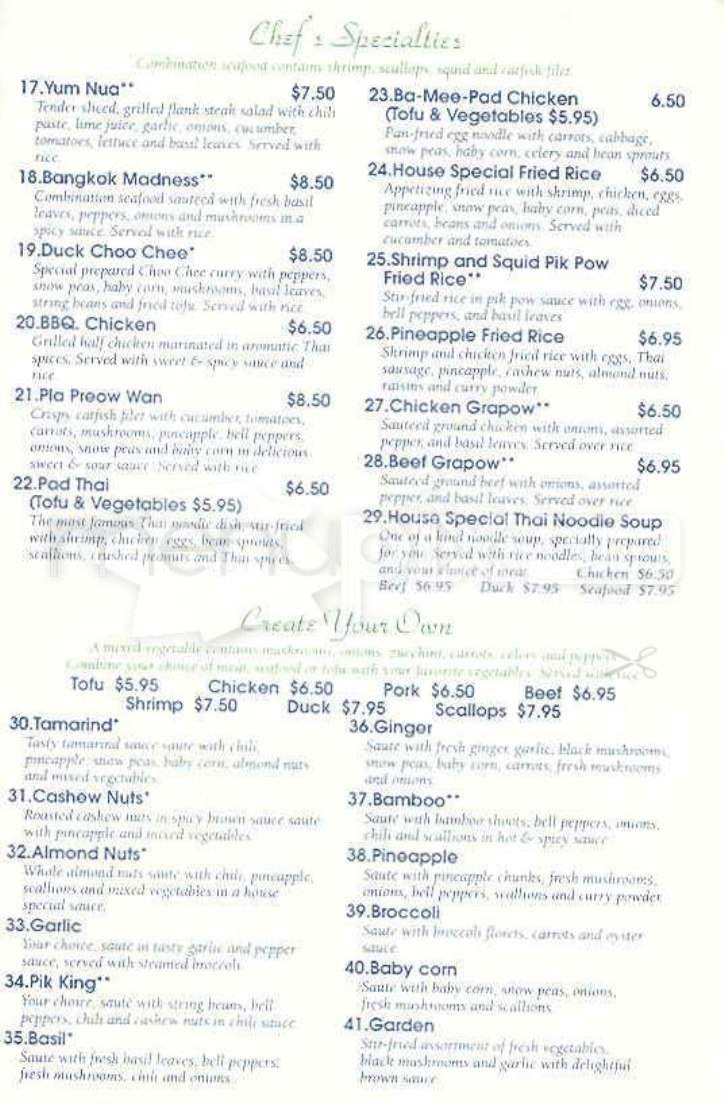 Bangkok City - Boston, MA menu_pic