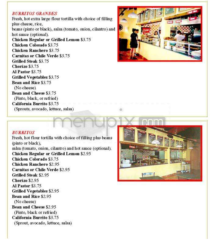 Boca Grande Taqueria - Cambridge, MA menu_pic