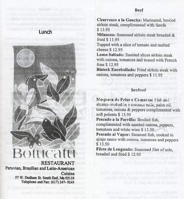 Botucatu - Boston, MA menu_pic