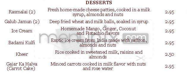 Bukhara Restaurant - Jamaica Plain, MA menu_pic