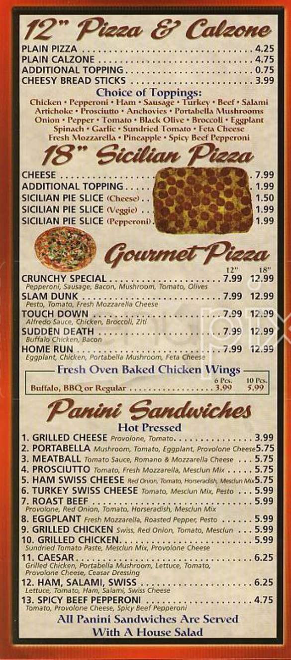 Cafe Crunchy - Boston, MA menu_pic
