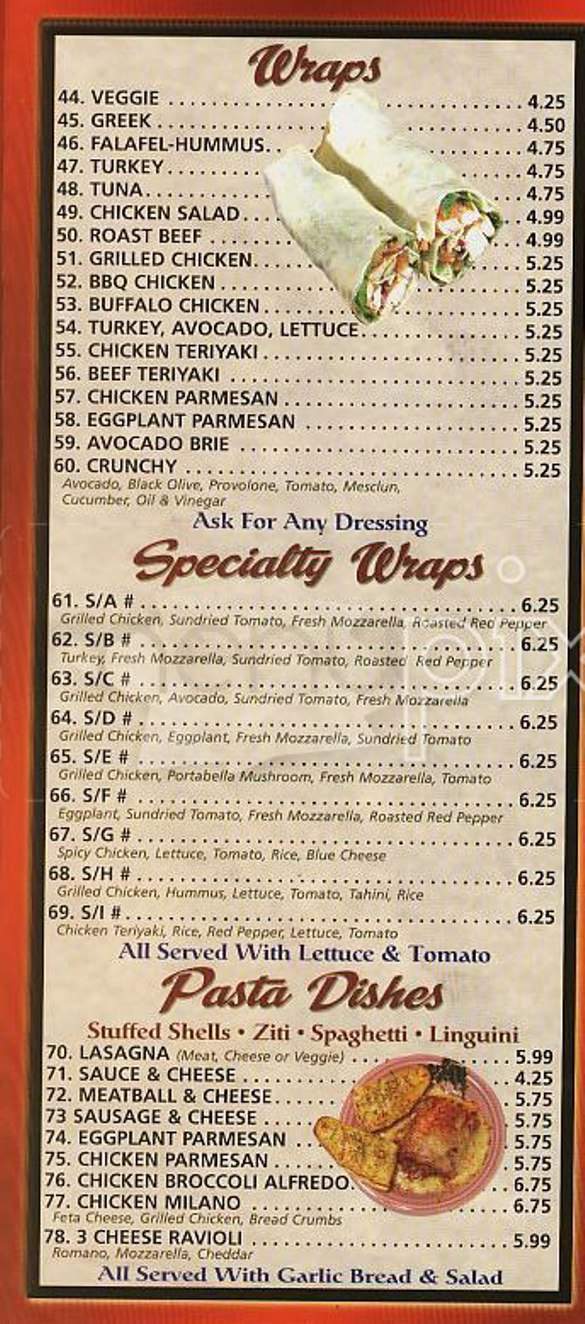 Cafe Crunchy - Boston, MA menu_pic