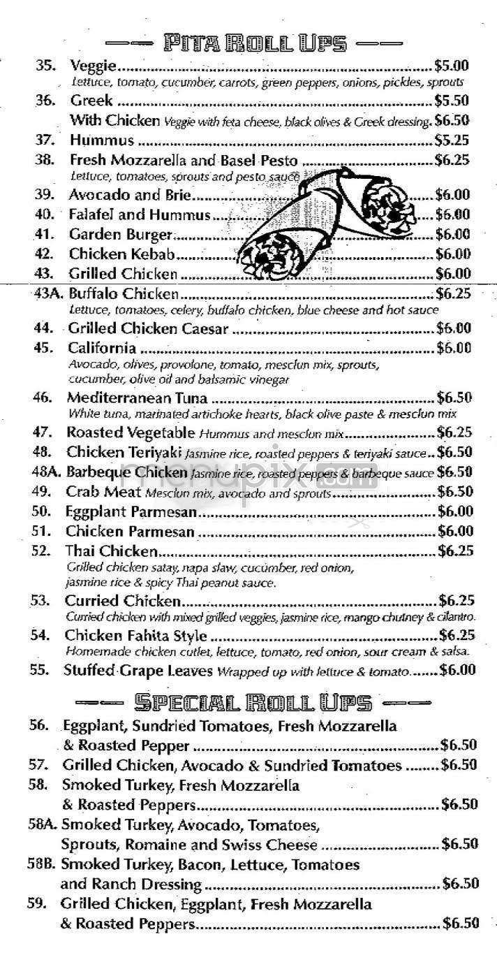 Cafe Golden Horn - Boston, MA menu_pic