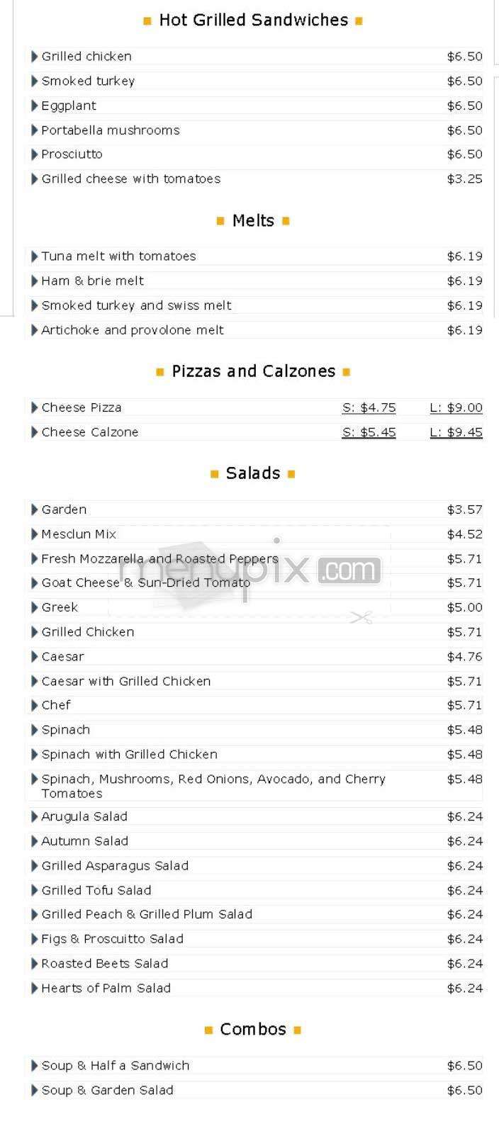 Cafe Kiraz - Cambridge, MA menu_pic