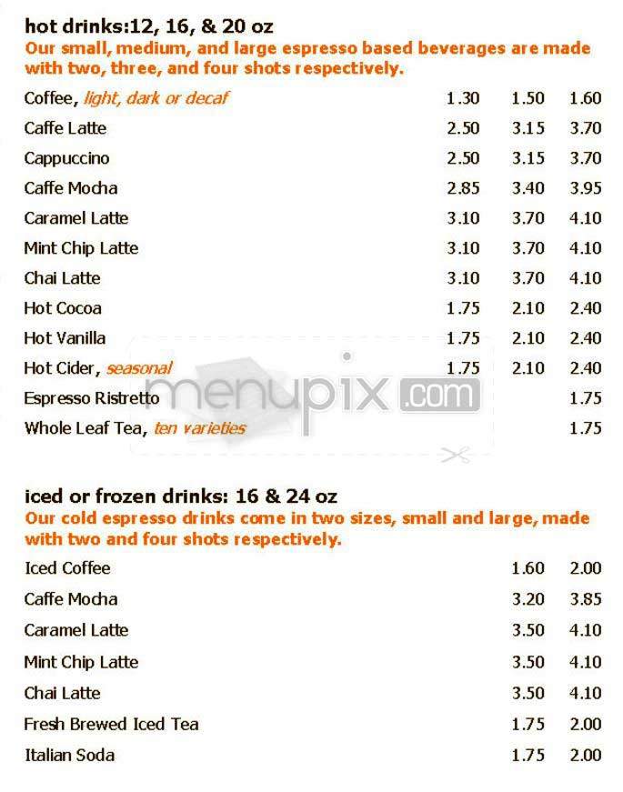 Cafenation - Brighton, MA menu_pic