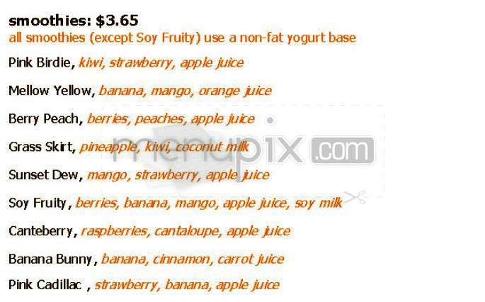 Cafenation - Brighton, MA menu_pic