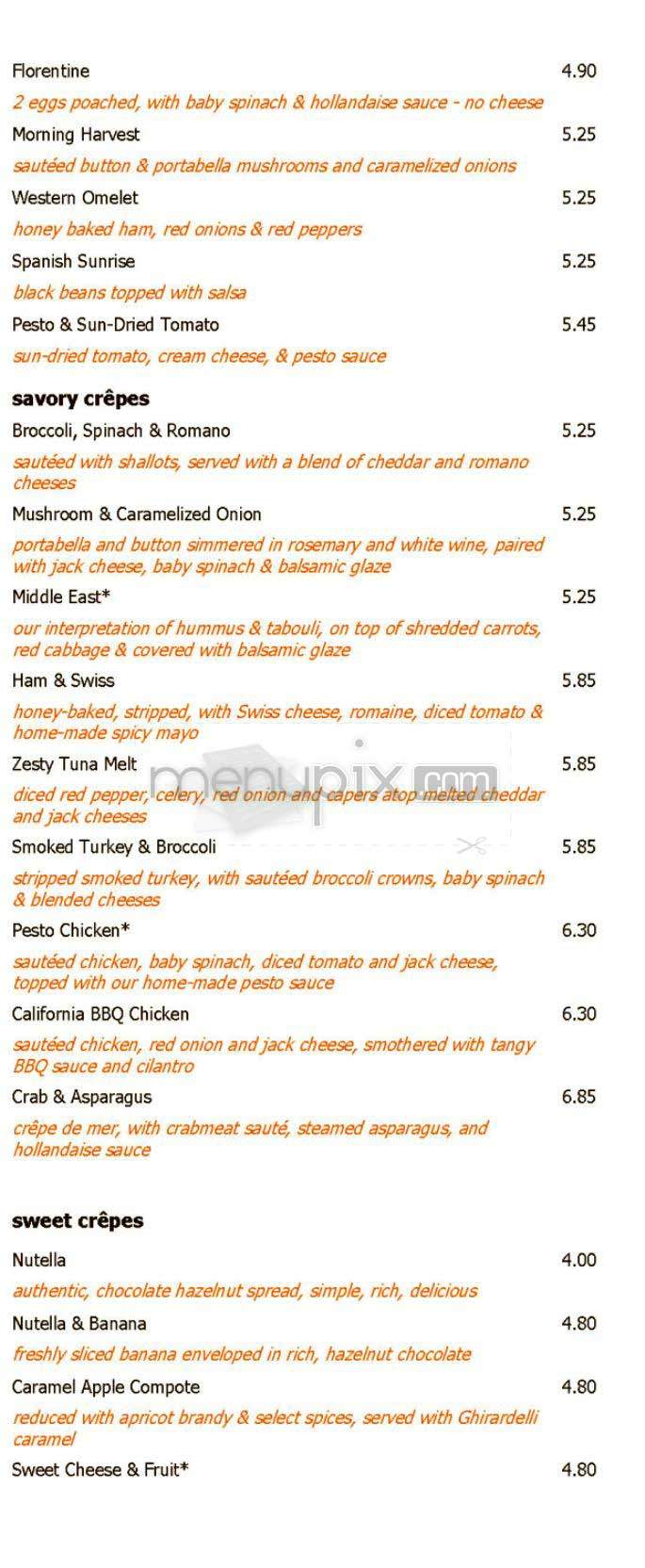 Cafenation - Brighton, MA menu_pic