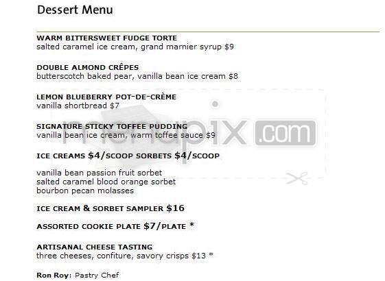 Caffe Umbra - Boston, MA menu_pic