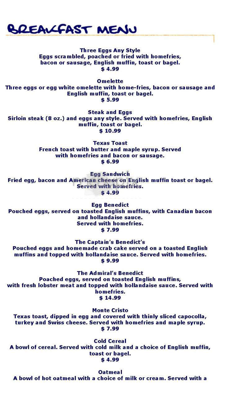Captain Fishbones - Allston, MA menu_pic