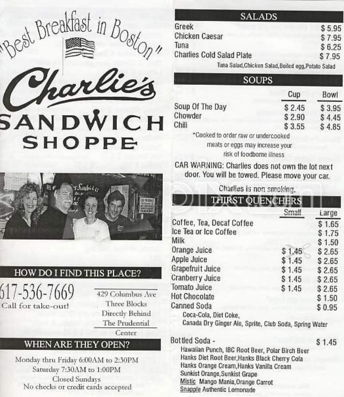 /260/Charlies-Sandwich-Shoppe-Boston-MA - Boston, MA