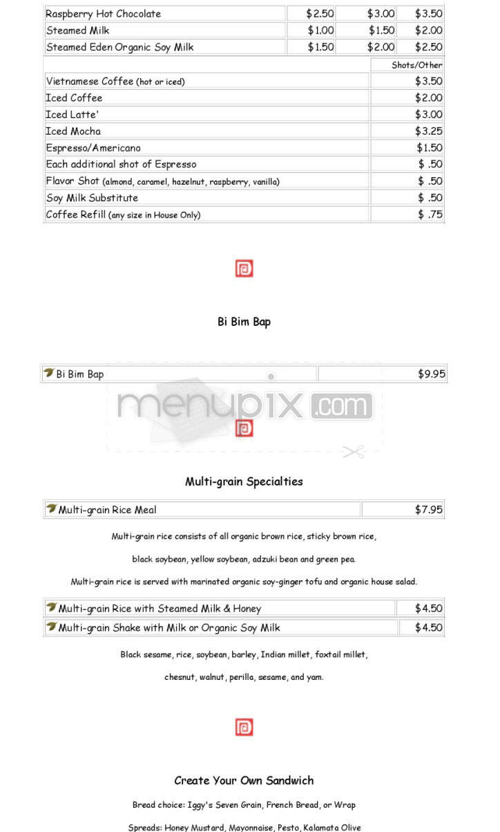 Dado Tea - Cambridge, MA menu_pic