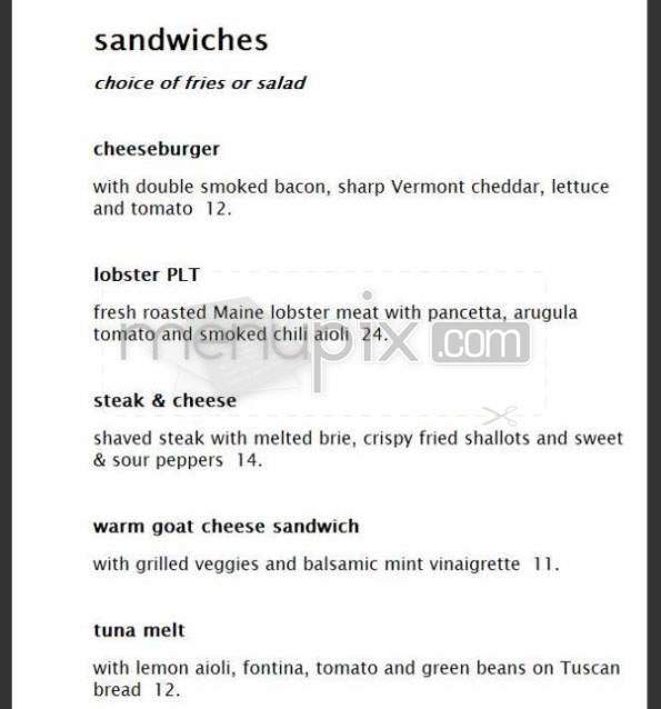Dante - Cambridge, MA menu_pic