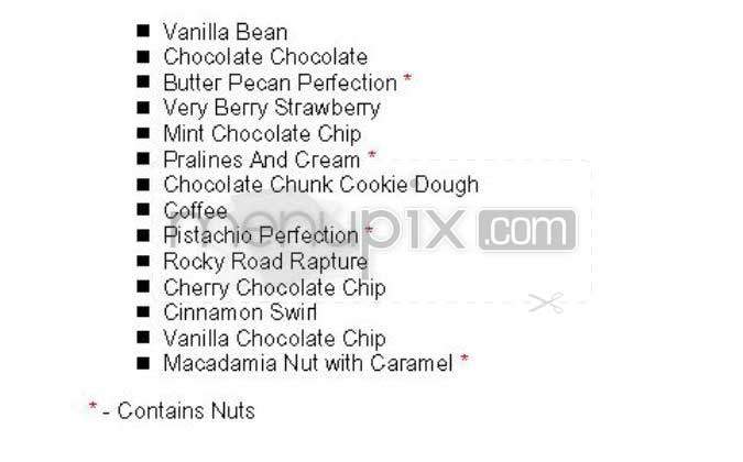 Toscanini's Ice Cream - Cambridge, MA menu_pic