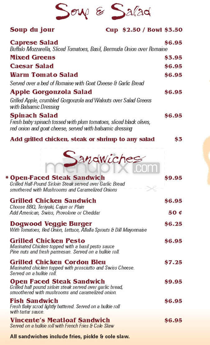 The Dogwood Cafe - Jamaica Plain, MA menu_pic