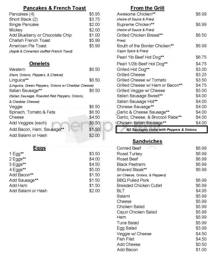 Eagle's Deli - Brighton, MA menu_pic