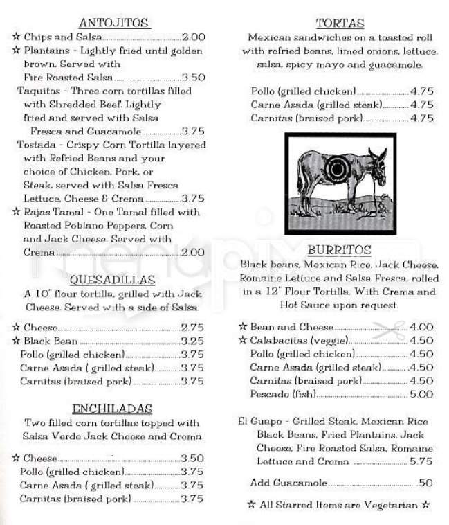 El Pelon Taquieria - Boston, MA menu_pic