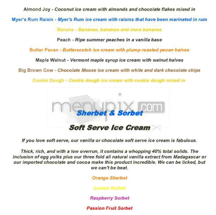 Emack & Bolio's - Brookline, MA menu_pic
