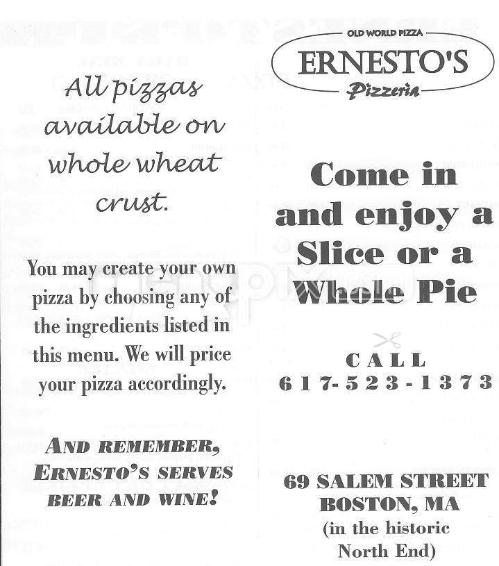 /431/Ernestos-Pizzeria-Boston-MA - Boston, MA