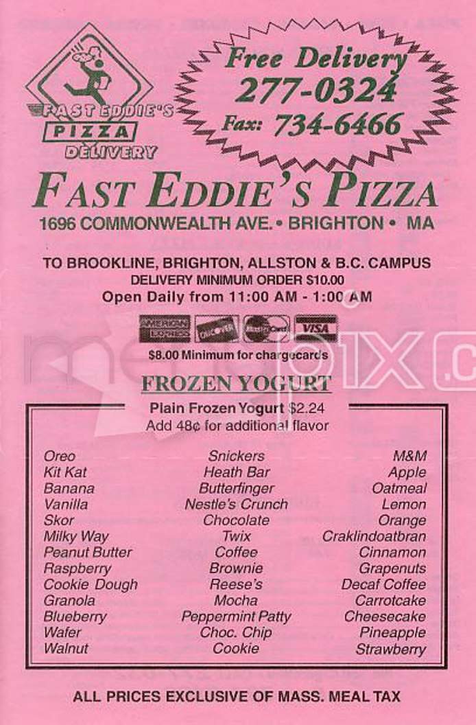 /436/Fast-Eddies-Pizza-Brighton-MA - Brighton, MA