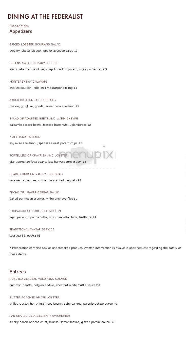 Mooo - Boston, MA menu_pic