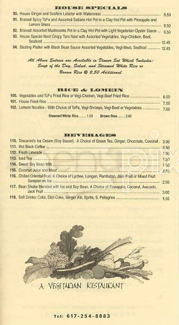Grasshopper Restaurant - Allston, MA menu_pic
